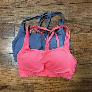 Two Under Armour Sports Bras